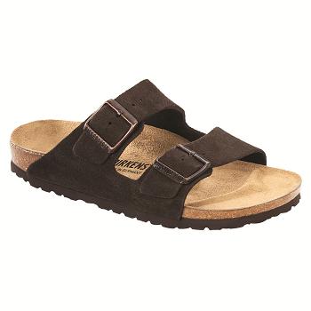 Birkenstock Ruskind Arizona Dame Taupe | DK 53SGL